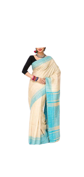 Pure Tussar Ghicha Silk Saree SILK ZONE
